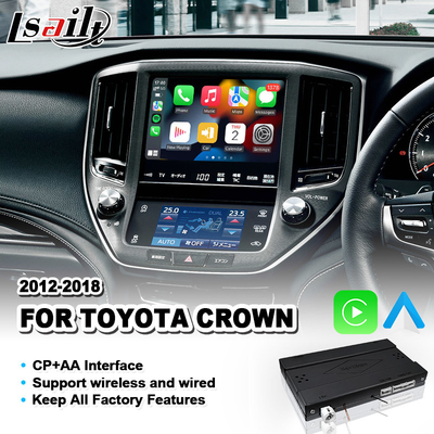 Bezprzewodowy interfejs Carplay Lsailt dla Toyota Crown S210 AWS210 GRS210 GWS214 Majesta sportowiec 2012-2018