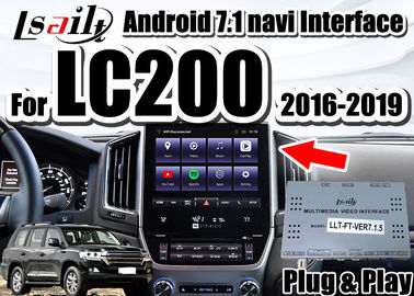 Interfejs Lsailt Android Auto dla Land Cruiser 2016-2019 LC200 z wbudowanym CarPlay, YouTube, nawigacją GPS