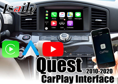Interfejs YouTube Waze Google Map Carplay dla Nissan 2012-2018 Quest