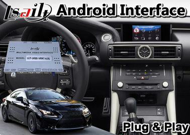 Interfejs wideo Android 4 + 64 GB do nawigacji GPS Lexus RCF RC350 Carplay