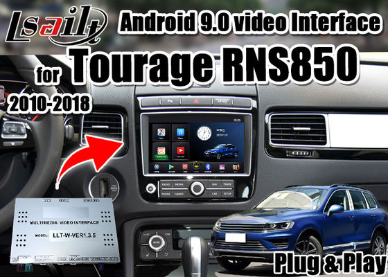 Multimedialny interfejs wideo Lsailt CarPlay i Android dla Tourage RNS850 2010-2018 obsługuje YouTube, google Play;