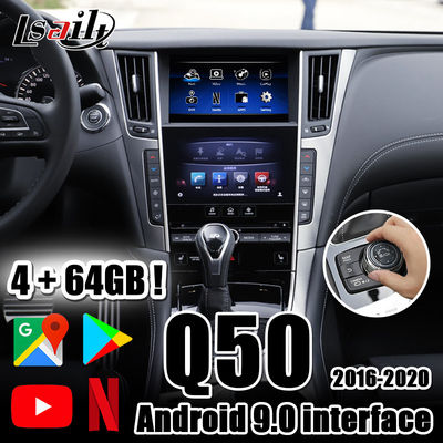 4 GB PX6 CarPlay i Android Multimedialny interfejs wideo w zestawie Android auto, Netflix dla Infiniti 2015.6-20 Q50 Q60