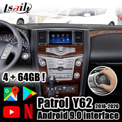 Interfejs wideo Lsailt PX6 4 GB CarPlay i Android z Netflix, YouTube, Android Auto dla 2018-teraz Patrol Y62