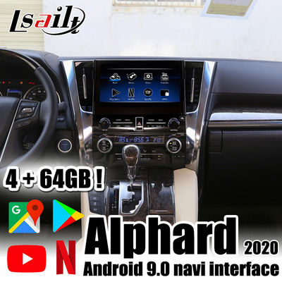 Interfejs CarPlay/Android 4+64 GB w zestawie HEMA, NetFlix Spotify dla Alphard Toyota Camry