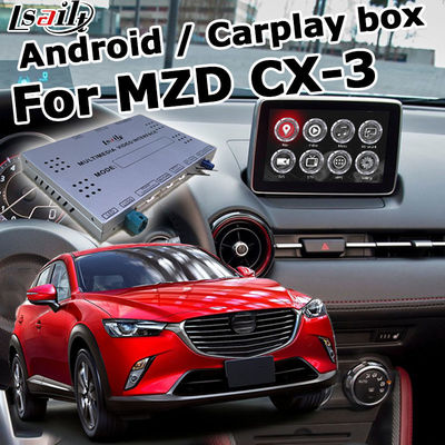 Mazda CX-3 CX3 Nawigacyjny interfejs wideo Android auto Mazda sterowanie pokrętłem google waze youtube