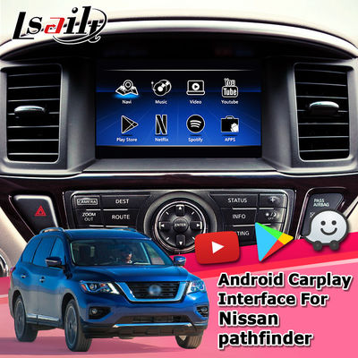 Nissan Pathfinder Andorid Carplay system nawigacji samochodowej Android, nawigacja online odtwarzanie wideo