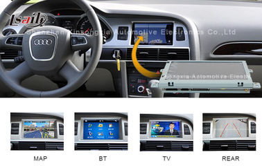 Samochodowy multimedialny system nawigacji 800MHZ dla AUDI Upgrade BT, DVD, Mirror Link
