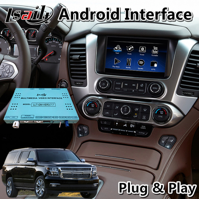 Multimedialny interfejs wideo Lsailt Android Carplay dla Chevroleta Suburban GMC Tahoe