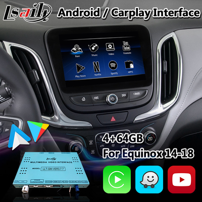 Interfejs multimedialny Lsailt Android Carplay dla Chevrolet Equinox Malibu Traverse z nawigacją GPS