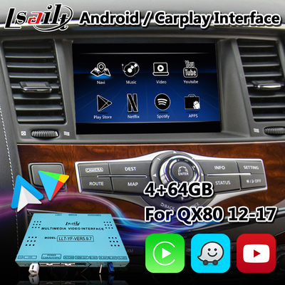 Multimedialny interfejs nawigacji Android dla Infiniti QX80
