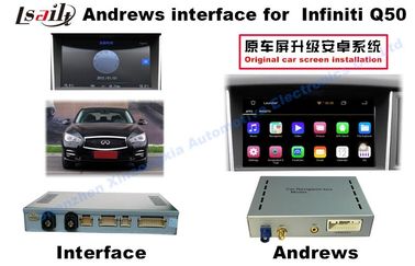 2015 lub 2016 Infiniti Q50 Android Car Interface 9-12 v Napięcie robocze