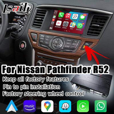 Lsailt bezprzewodowy interfejs samochodowy Android Carplay dla nissana Pathfinder R52 IT08 08IT