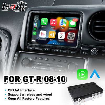 Interfejs Lsailt Android Auto Carplay dla nissana GTR GT-R R35 2008-2010