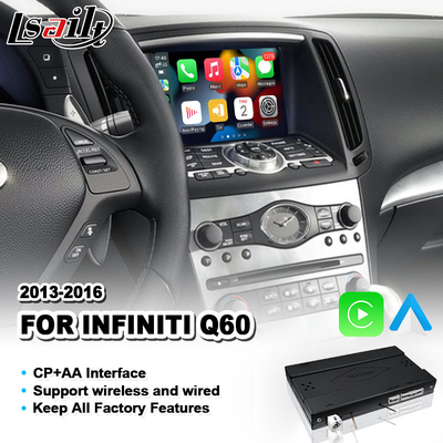 Lsailt CP AA Integracja OEM Interfejs Carplay dla Infiniti Q60 2013-2016