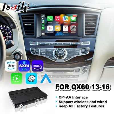 Lsailt bezprzewodowy interfejs samochodowy Android Carplay dla Infiniti QX60 2013-2016