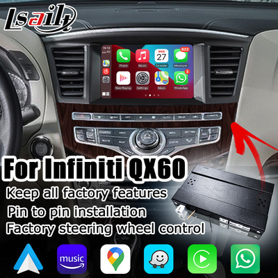Infiniti JX35 QX60 bezprzewodowy carplay android auto interfejs rozwiązanie do aktualizacji bez uszkodzeń