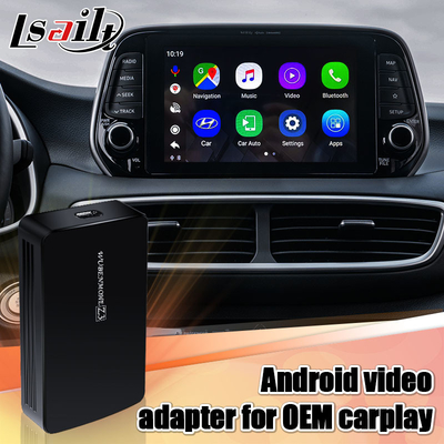 Samochodowy interfejs wideo Android 9.0 AI Box USB HDMI Do samochodów Hyundai Kia z carplay
