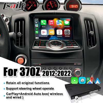 Interfejs Android Auto CarPlay dla Nissana 370Z Pathfinder Infiniti QX obsługuje tylne kamery