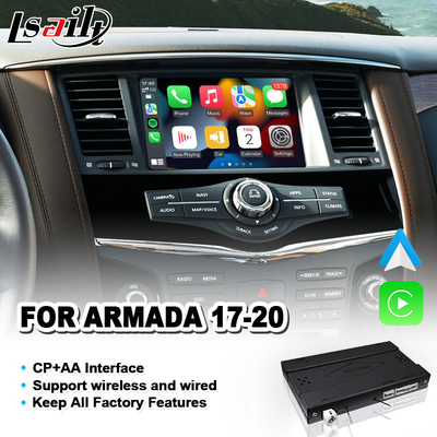 Interfejs wideo integracji Lsailt CP + AA OEM dla Nissan Armada Patrol Y62 2017-2020