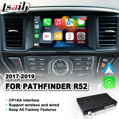 Integracja samochodu Lsailt bezprzewodowy interfejs Android Auto Carplay na lata 2017-2019 Nissan Pathfinder R52