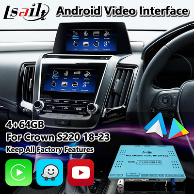 Lsailt Android multimedialny interfejs wideo dla Toyota Crown S220 2018-2023 z Carplay