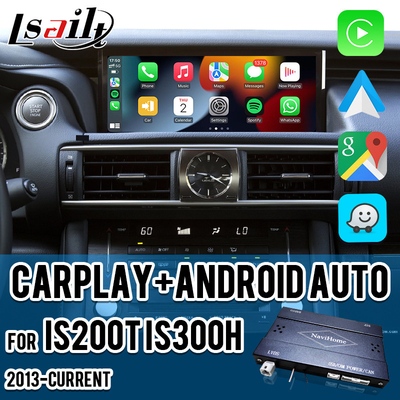 Pin to Pin Apple CarPlay Interface dla Lexus IS IS250 IS350 IS300 IS200t 2013-2021 Android Auto Decoder, Mirror Link