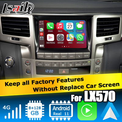 Lexus LX570 2013-2015 Android interfejs wideo oparty na Qualcomm 8+128GB Android 11