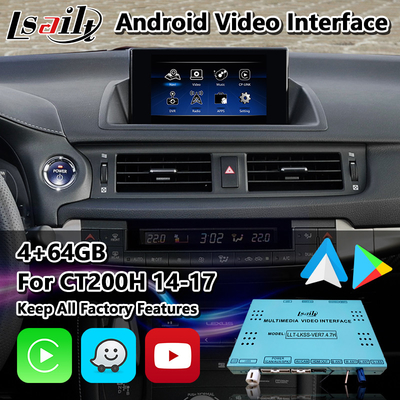 Lsailt Android Video Interface dla Lexus CT200h CT F Sport Mouse Control 2014-2017