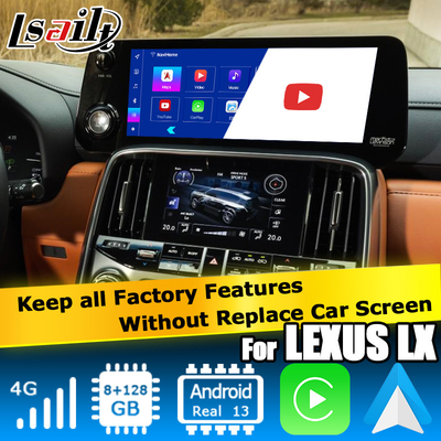 Lexus LX600 LX700h 2022 Android multimedialny interfejs wideo oparty na Qualcomm 6125 8+128 Android 13