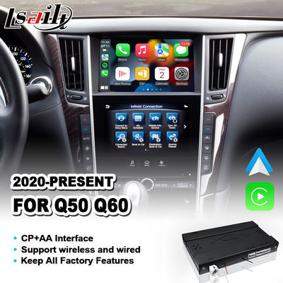 Lsailt CP + AA OEM Integracja Interfejs Carplay dla Infiniti Q50 Q60 Q60S Q50S 2021-obecnie
