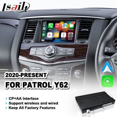 Carplay Android Auto Multimedia Interface dla 2020-2023 Nissan Patrol Y62