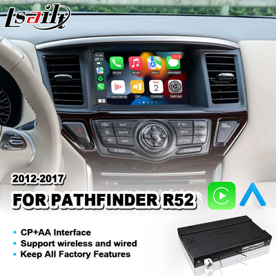 Lsailt Android Auto Wireless Carplay Interface dla 2012-2017 Nissan Pathfinder R52