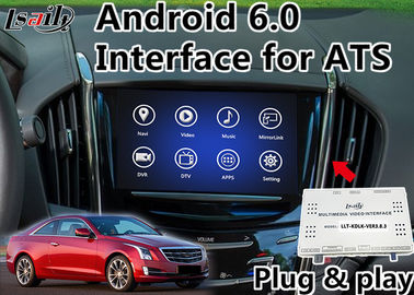 Nawigacja Interfejs Android Auto Jednostka typu „wszystko w jednym” dla Cadillaca ATS ESCALADE z wbudowanym łączem lustrzanym, Bluetooth