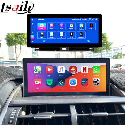 Ekran Android do Lexusa z bezprzewodowym CarPlay i Android Auto 10,25 cala Ekran dotykowy | Karta SIM i wyświetlacz IPS z kamerami 360 stopni