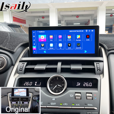 Ekran Android do Lexusa NX200T NX300H 2015-2017 10,25 cala IPS HD Display Android 13 Bezprzewodowy CarPlay, Android Auto