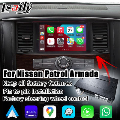 Nissan Patrol Armada Y62 2011-2017 Android Auto Video Interface Wireless Carplay