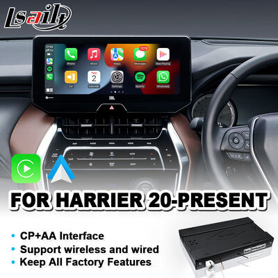 Lsailt Wireless Android Auto Carplay Interface dla 2020-Toyota Harrier Venza Support Radio Module