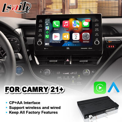 Lsailt Bezprzewodowy Interfejs Android Auto Carplay dla Toyota Camry Hybrid XSE XLE SL SE XV70 2021-2024