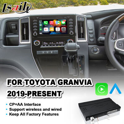 Interfejs Lsailt Wireless Android Auto Carplay dla Toyota Granvia z 2019 roku