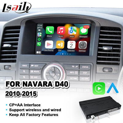 Lsailt Wireless Android Auto Carplay Interface dla 2010-2015 Nissan Navara D40