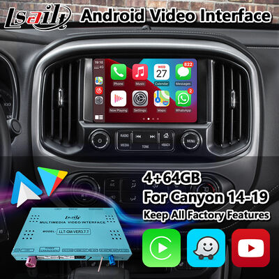Lsailt Android Carplay interfejs wideo dla 2015-2020 GMC Canyon Intellilink System