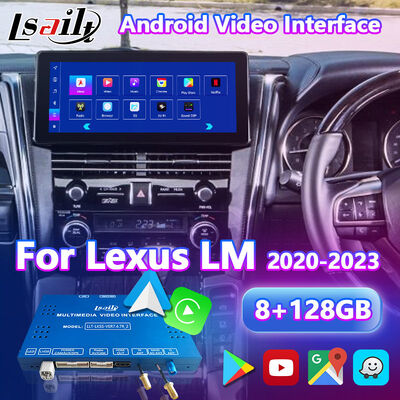 Interfejs wideo Android Lsailt do multimediów dla Lexus LM 350 LM300h LM350 z lat 2020-2023
