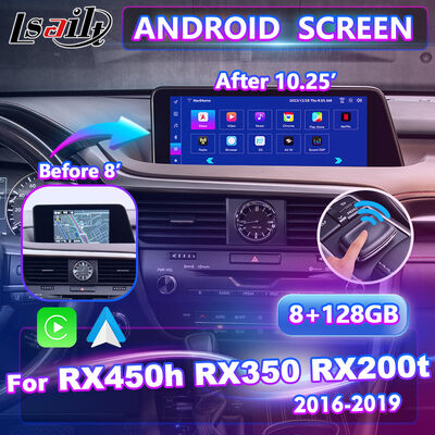 Lsailt Android Multimedia Carplay Screen dla 2016-2019 Lexus RX RX450h RX350 RX200t RX300 RX450L RX350L