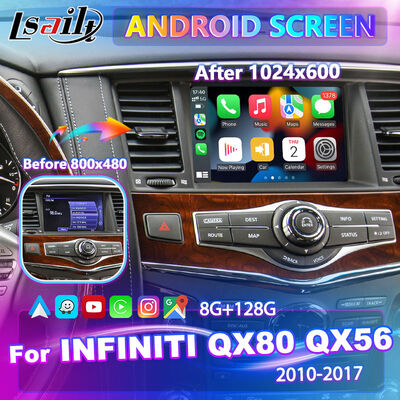 Ekran multimedialny Lsailt Android Carplay na lata 2010-2017 Infiniti QX80 QX56