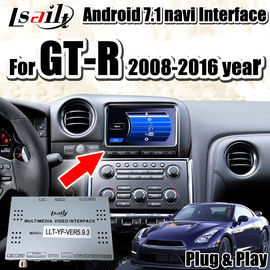 Interfejs Android Auto dla GT-R 2008-2016 z systemem nawigacji Android 7.1, bezprzewodowy carplay firmy Lsailt