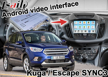 Interfejs wideo skrzynki nawigacyjnej Android dla Kuga Escape SYNC 3 z bezprzewodowym carplay androia auto