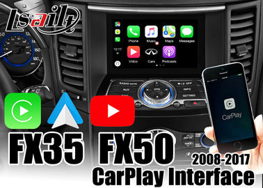 Android Auto Car Mirroring Interfejs Carplay dla Infiniti 2012-2018 FX35 FX50