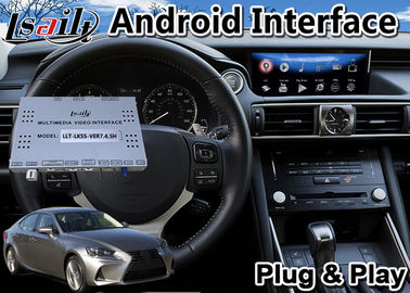 Interfejs wideo Lsailt Lexus dla modelu sterowania myszą IS 200t 17-20, nawigacja samochodowa GPS z systemem Android dla IS200T