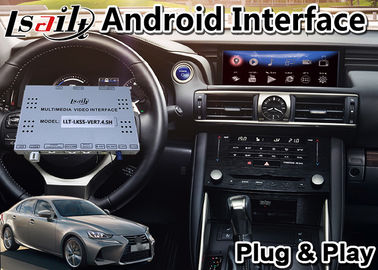 Lsailt Android samochodowy interfejs wideo na lata 2017-2020 Lexus IS 300h sterowanie myszą, skrzynka nawigacyjna GPS dla IS300h;