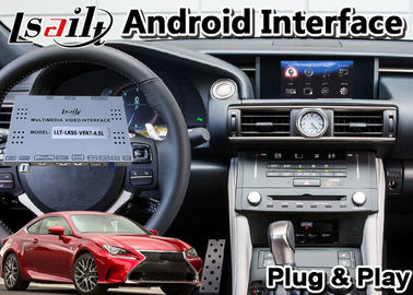 Bezprzewodowy interfejs wideo nawigacji Carplay do sterowania myszą Lexus RC350 model 15-18;